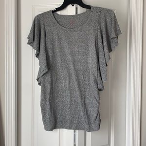 Maternity Loose Short Sleeve Top